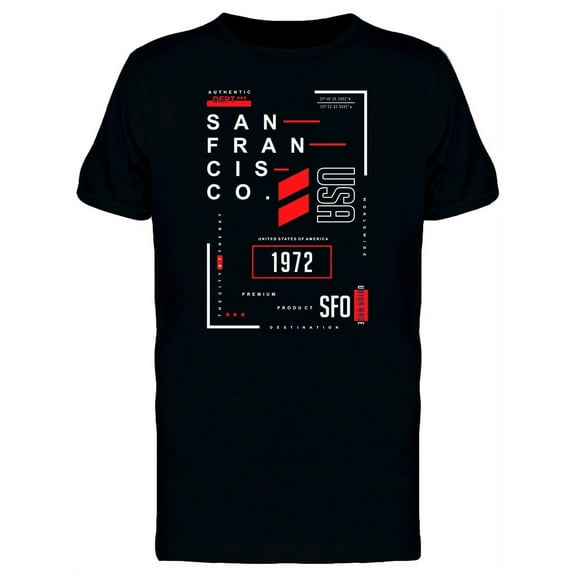 San Francisco 1972 T-Shirt Men -Image by Shutterstock, Male x-Large