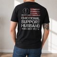 thumbnail image 6 of Emotional Support Husband Graphic T-Shirt, Unisex Classic Fit Tee, 6 of 9