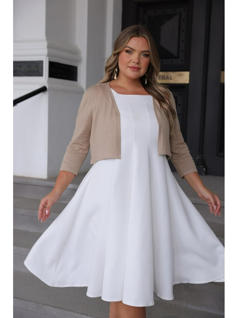 Plus Size Bolero Shrug For Evening Dress Anna-Kaci Sparkly Cropped Sequin Bolero Shrug Open Front Plus Size Bolero Shrug For Evening Dress Anna-Kaci Sparkly Cropped Sequin Bolero Shrug Open Front