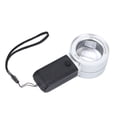 thumbnail image 2 of Loupe Portative, Verres Optiques Multifonctions Durables avec Éclairage pour Lecture Antique DIY Argent, 2 of 8