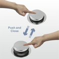 thumbnail image 4 of Kit de conversión de desagües de bañera HIDROP Chrome con placa frontal de rebose, 4 of 6