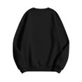 thumbnail image 4 of WEIWEN Halloween Sweatshirts for Women Oversized Skull Printed Long Sleeve Fall Outfits Halloween Sweaters for Women Going Out Tops Women's Clothing Spooky Season Clothes Black, XXL, 4 of 5