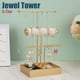 thumbnail image 3 of 1pc 3-Layer Jewelry Display Rack, Adjustable Necklace Holder, Maximize Your Jewelry Collection With This T-shaped Jewelry Display Stand, Jewelry Earring Storage Rack, Earring Necklace, Bracelet, Hair, 3 of 4