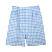 New Brooks Brothers Mens Light Blue White Check Regular Fit Boxers XL XLarge 8819-3