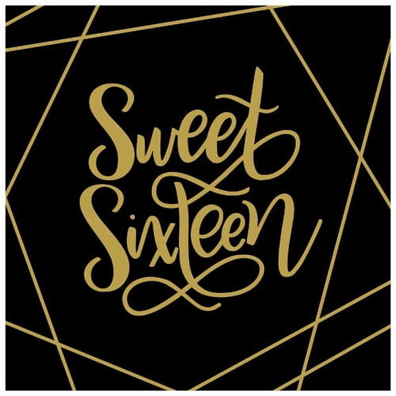 Sweet 16 'Elegant' Lunch Napkins (16ct)