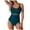 Dark Green, variant on Gubotare Sexy One Piece Swimsuit for Women Women's Tummy Control Swimsuits Ruched One Piece Bathing Suit Deep V Neck Swimsuit (Pink,XL)