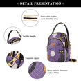 thumbnail image 4 of FORMRS Crossbody Bag for Women Quilted Travel Shoulder Cell Phone Purse with Chain Strap Handbag, Halloween Black Cat, 4 of 7