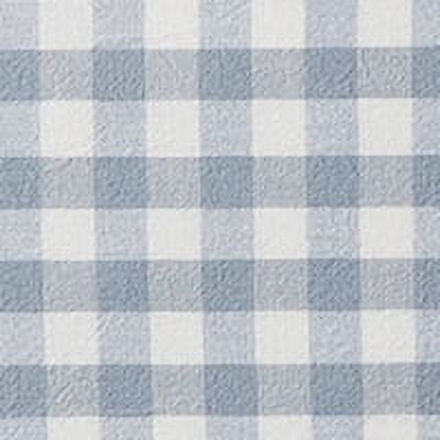 My Texas House Collins 3-Piece Blue Gingham Cotton Comforter Set, King