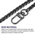 thumbnail image 3 of Uxcell Purse Chain Strap, 39" Purses Handle Cross Body Shoulder Replacement Straps Black, 3 of 5