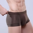 thumbnail image 3 of Mens Boxer Briefs Shorts Bulge Pouch Underpants Trunks Underwear Size X-XXXL New, 3 of 5