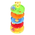 thumbnail image 3 of Roll Activity Toy, Roll Play Tower Toy 5 capas para bebé para nios,Roll Play Tower Toy Ball Drop Roll Toy Roll Actividad Juguete Rampa de bolas Juguete Bebé Torre giratoria Juguete Rollo Torre girator, 3 of 7