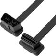 thumbnail image 4 of OBD2 macho a hembra línea extendida codo OBD línea plana tira de superficie seguimiento GPS ELM327 línea de prueba automotriz 8 núcleos, 4 of 5