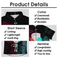 thumbnail image 5 of Invader Zim Men's Hawaiian Shirts Short Sleeve Button Down Casual Shirts Summer Tropical Aloha Beach Shirts, 5 of 7
