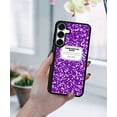 thumbnail image 5 of WIRESTER Shockproof Soft Rubber Cover Case for Samsung Galaxy S25+ / S25 Plus 6.7" 2025, Purple Composition Book, 5 of 5