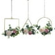 thumbnail image 4 of Bewildely Guirnalda de aro con anillo de Metal de rosas artificiales realistas, amplia aplicación en cualquier decoración Decoración Y892trilateral, 4 of 6