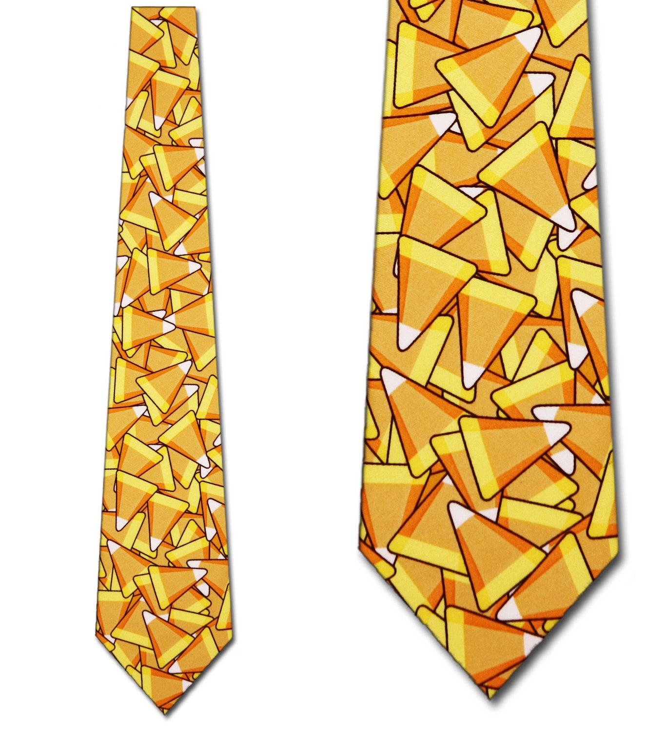 Candy Corn Necktie Halloween Mens Tie