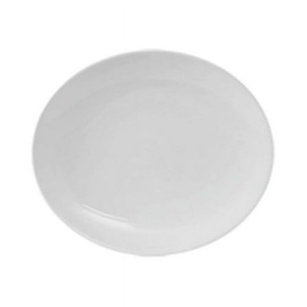 Tuxton VPH-083 Vitrified China Platter Porcelain White - 8.375 x 6.75 in. - 3 Dozen