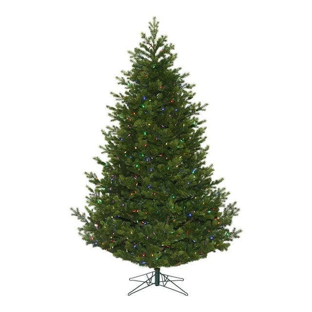 Vickerman 90" Aigle Frasier Multicolore LED Arbre de Noël Artificiel en Vert