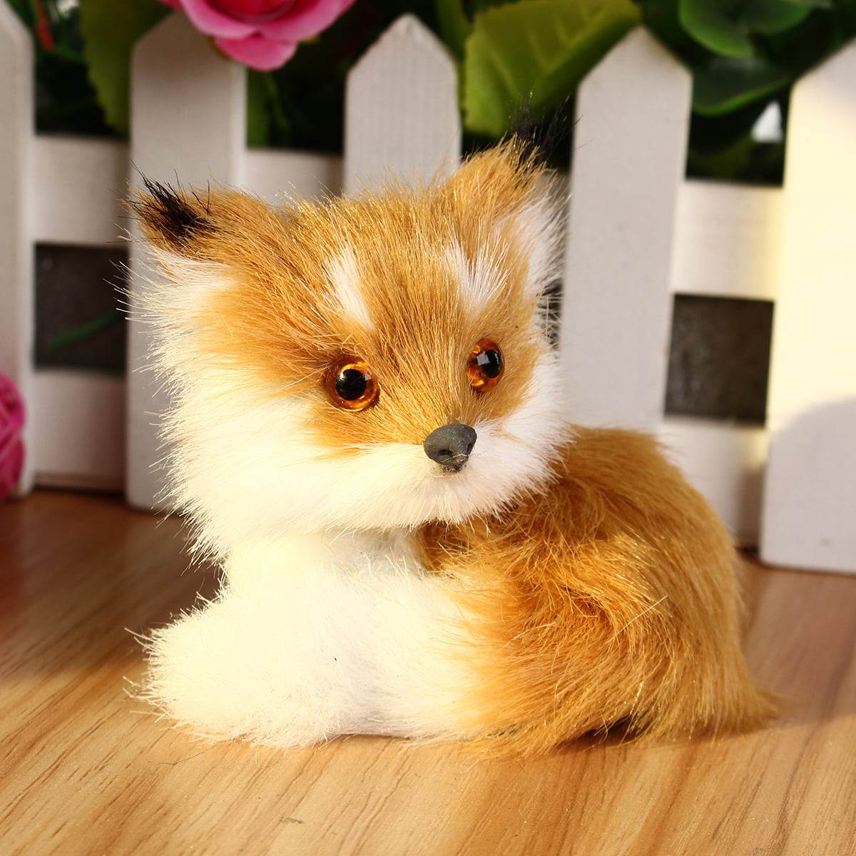3" Cute Small Tiny Fox Doll Plush Stuffed Toy Animal Birthday Gift Home Decor 