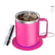 thumbnail image 1 of Juego Calentador Eléctrico de Tazas de Café | Taza de Acero Inoxidable con Base de Calentamiento y Tapa, Inteligente para Calentar Leche,, 1 of 15