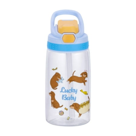 

Jmntiy Kids Water Bottle With Straw And Built In Carrying Loop Made Of Durable Plastic Leak-Proof Design For Travel. Clearance