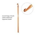 thumbnail image 4 of REGALWOVEN Aluminum Crochet Hook Knitting Needles for DIY Craft Yarn Knit Scarf Rose Gold Tone 5.5mm(US Size I (Size 9)), 4 of 5