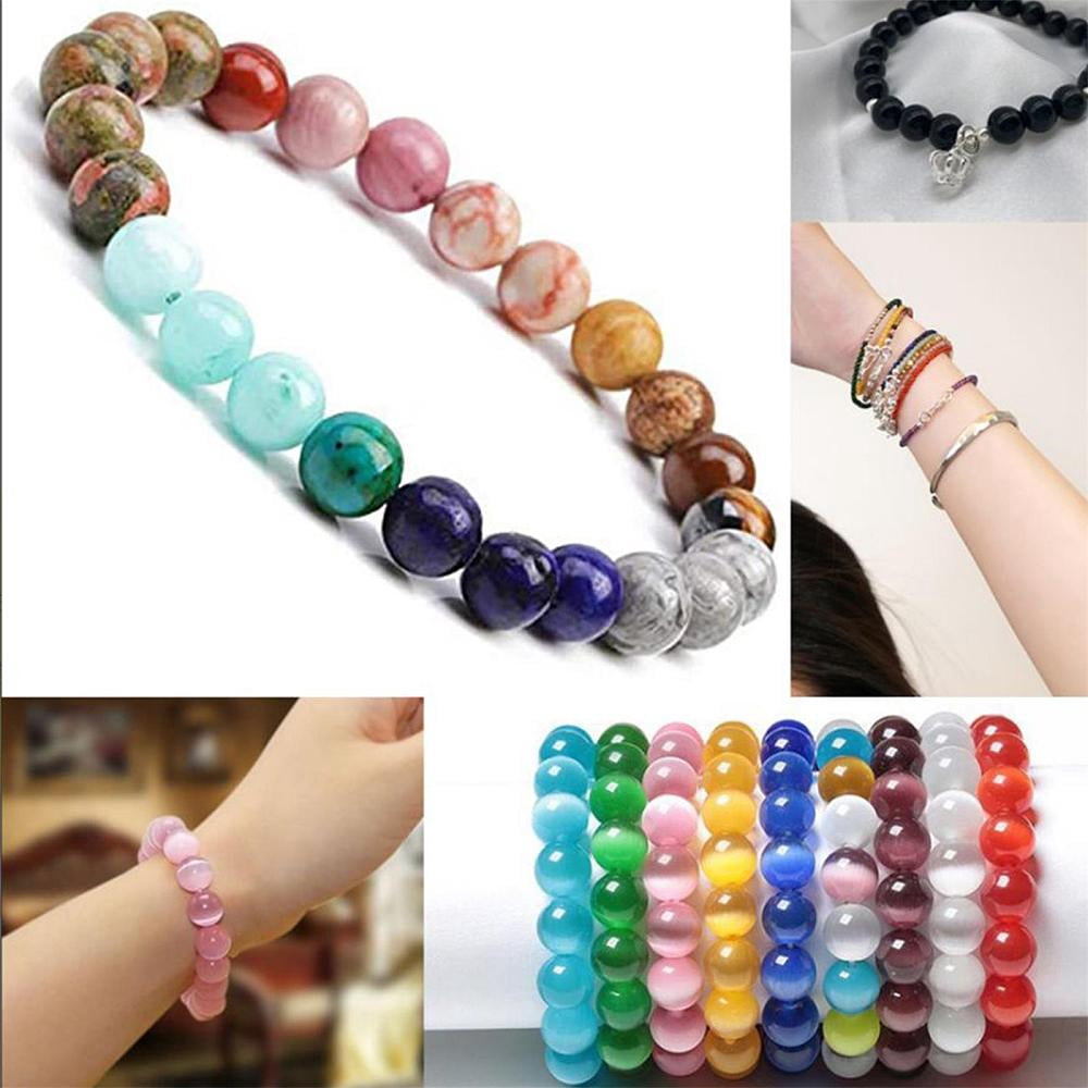 DIY Unicorn Bracelet Making Kits 360pcs 12 Colors Glass Pearl Beads & Unicorn Cake Cloud Charms Pendants & 400pcs Spacer Beads & 100pcs Jump Rings