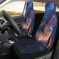 thumbnail image 2 of Pofeuu Starry Sky Flying Tiger Print Automotive Car Seat Covers Flat Cloth Full Set Seat Covers,Car Seat Covers front seats for Cars Trucks and SUVs(Two packs), 2 of 7