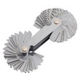 thumbnail image 1 of 58PCS Thread Gauge 55/60 Degree Metric Inch Gear Tooth Screw Pitch Gauges Measurement Steel Thread Gage Measuring Tools ,Easy Identification, 1 of 5