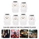 thumbnail image 2 of ColoMX 6 piezas de botellas de jugo vacío botellas de bebidas botellas de agua de plástico hermosas botellas de leche de diseño de tigre, 2 of 7