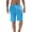 Sky Blue, variant on Men's Shorts Plus Size Solid Color Casual Elastic Waist Drawstring Loose Comfy Shorts with Pocket Black 3XL
