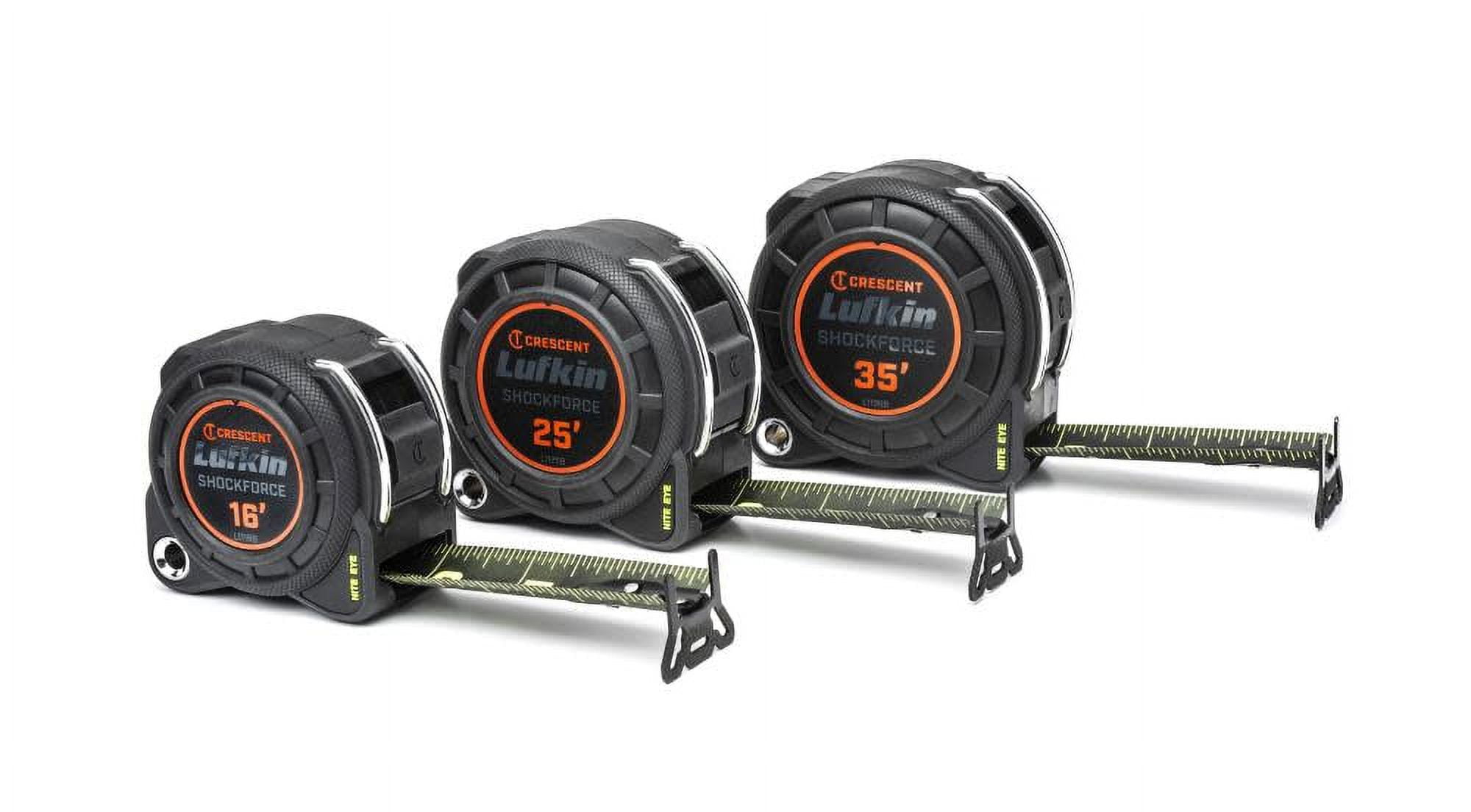 Apex Tool Group 16' Shockforce Dual-Sided Tape Measure, Bk Bld, EA (182-L1116B)