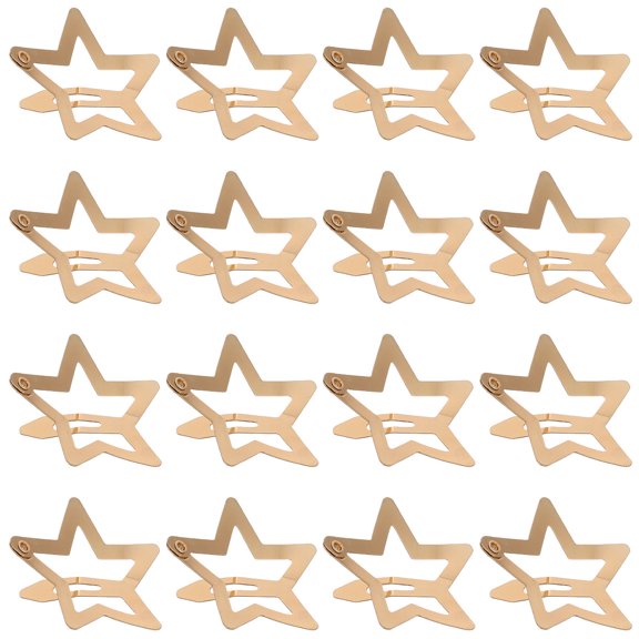 BESTYASH Metal Hair Clips For Women Star Barrettes 50Pcs