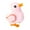 6.7 x 5.5 x 4.3 inch, variant on Walking and Quacking Duck Plush Toy with Moving Tail Electronic Pet Interactive Animal for 3-4 Years (Pink, White, Yellow)
