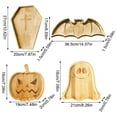 thumbnail image 2 of Halloween Pumpkin Ghost Wooden Charcuterie Boards, Bamboo Cheese Board Charcuterie Platter and Serving Tray Plate for Party, Meat and Cheese Tray for Party Decoration, 2 of 5