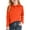 774#Orange, variant on Girls' Long Sleeve Polo Shirt School Uniform Interlock Polo with Picot Collar, Button Closure, 6-10 Years​ Fluorescent Green 140