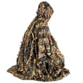 thumbnail image 3 of La ropa de juego Trajes Ghillie para hombres Caza Hojas 3D Camuflaje Poncho Ghillie Capa de camuflaje Traje Ghillie sigiloso Poncho de caza militar CS Woodland, 3 of 8