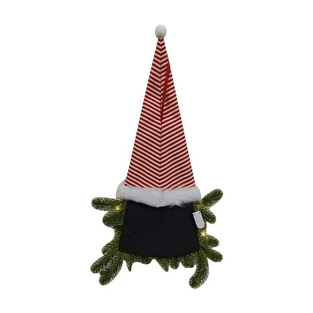 

save money! Faceless Hanging Dwarf Wreath Doll Door Decoration Christmas Christmas Wizardes Home Decor