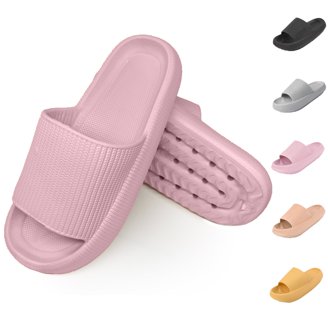 ?Men Slide Sandals Pink Slip-on Classic Comfort Streetwear Open-Toe Shoes Pink Slide Sandals for Men for sale | eBay main image 4