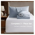 thumbnail image 2 of Twin XL Sheets Set - 3 Piece Twin XL Bed Sheets, Deep Pocket, Hotel Luxury, Extra Soft, Breathable and Cooling, Ice Blue Twin XL Sheet Set, 2 of 9