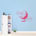 thumbnail image 2 of Sweet Dreams Cute Kitten Sleeping Nursery Vinyl Wall Design Wall Art Sticker Designs Vinyl Stickers For Home House Walls Rooms Windows Bedroom Decoration Size (26x26 inch), 2 of 3