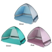 Portable Ultraviolet-Proof Beach Tent Quick Automatic Opening Beach Tent Summer Outdoor Camp Fishing Tent,Green