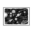 thumbnail image 1 of Huntsville, Alabama - Space Scene - Etching - Lantern Press Artwork (18x12 Framed Gallery Wrapped Stretched Canvas), 1 of 1