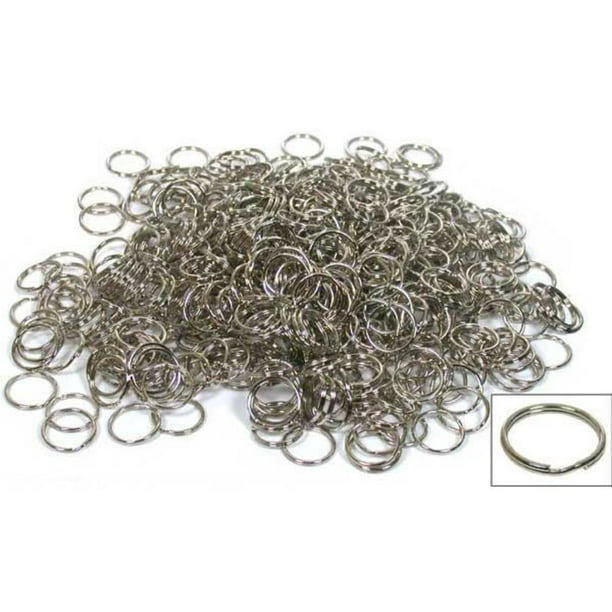 FindingKing 500 Split Rings Key Chain Connectors Steel Parts 24mm