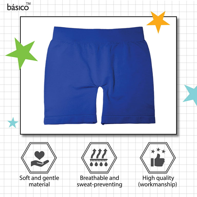 BASICO Girls Dance, Bike Shorts 6 Value Packs - for Sports, Play