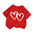 thumbnail image 1 of Plebaso T-Shirts à Imprimé Cœur pour Garçons et Filles, Col Rond, Manches Courtes Décontractées, Hauts Graphiques Mignons pour Enfants, 1 of 7