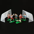 thumbnail image 3 of UDIYO Mini Soccer Figures Football Goal Post Model Railway Scenery Decoration, 3 of 7