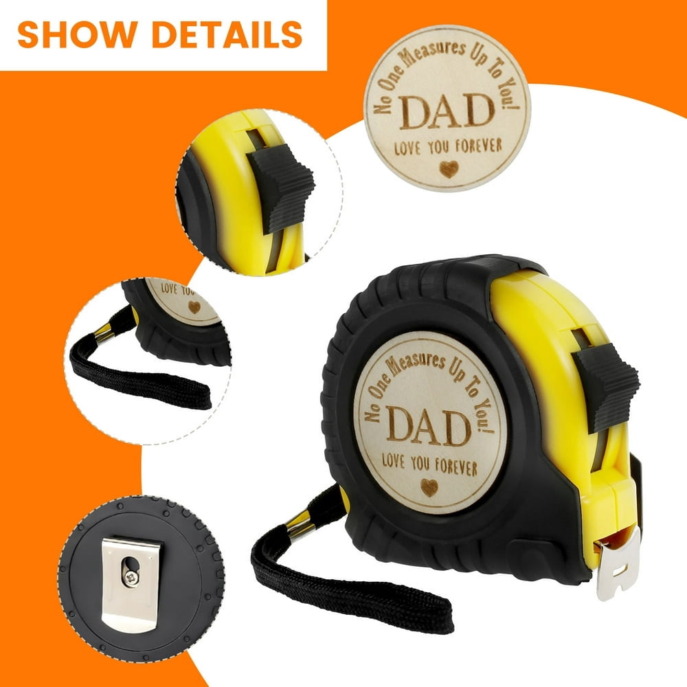 MesaSe Fathers Day Tape Measure Personalized Tape Measure for Dad 25ft Dad Tape Measure Gift Creative Fathers Day Measuring Tap