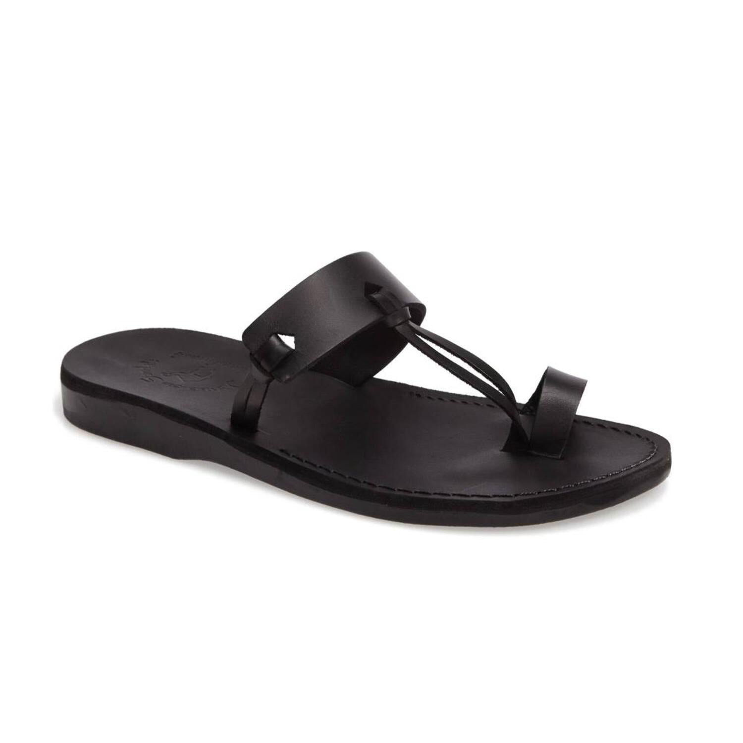 Anthony Veer Mens Cancun Cross Strap Comfort Leather Sandal Anthony Veer Men main image 3