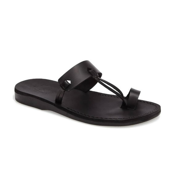 David - Leather Open Toe Sandal - Mens Sandals